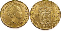 Nederland 10 Gulden Wilhelmina - Gold -