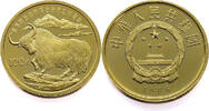 China 100 Yuan 1986 Yak - Gold Proof