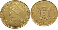 Burundi 10 Francs Mwambutsa IV - Independence - Gold -