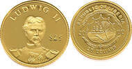 Liberia 25 Dollars 2000 Ludwig II - Gold PP 823.35 元  ＋  232.45 元 运费