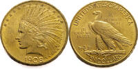 USA 10 Dollar 1908 Indian Head - Gold Extremely Fine