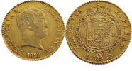Spain 80 Reales 1822 Ferdinand VII - Gold UNC (Uncirculated) 10,533.02 元  ＋  218.07 元 运费