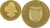 Panama 100 Balboas 1975 Birth of Balboa - Gold PP 8,543.45 元  ＋  218.07 元 运费