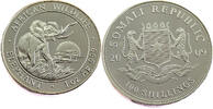 Somalia 100 Shillings 2009 Elephant - Silver st 115.47 US$  +  38.05 US$ shipping