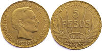 Uruguay 5 Pesos 1930 Constitution Centennial - Gold Extremely Fine 10,135.10 元  ＋  218.07 元 运费