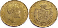 Sweden 20 Kroner 1873 Oscar II - Gold Extremely Fine 10,135.10 元  ＋  218.07 元 运费