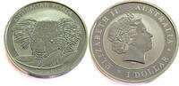 Australia 1 Dollar Koala - Elizabeth II - Silver -