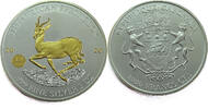 Gabon 1000 Francs 2020 The African Springbok - Silver st 150.11 US$  +  38.05 US$ shipping