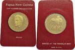 Papua new Guinea 100 Kina 1979 Independence - Gold PP 10,923.13 元10,337.96 元  ＋  218.07 元 运费