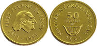 Hungary 50 Forint 1961 Franz Liszt - Gold Proof 5,227.50 元  ＋  218.07 元 运费