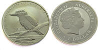 Australia 1 Dollar Kookaburra - Elizabeth II - Silver -
