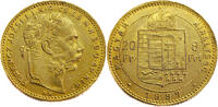 Hungary 20 Francs / 8 Forint Franz Joseph I - Gold -