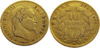 France 10 Francs Napoleon III - Gold -