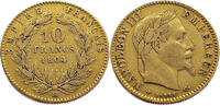 France 10 Francs Napoleon III - Gold -
