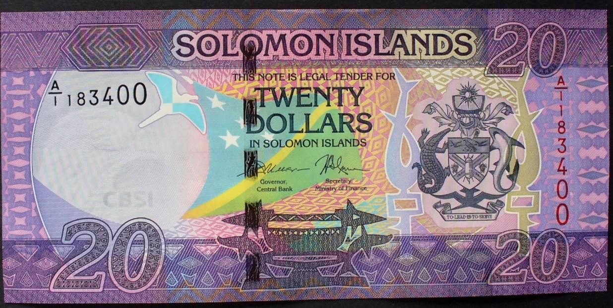 Solomon Islands 20 Dollars ND(2017) P.NEU / Serie A/I UNC | MA-Shops