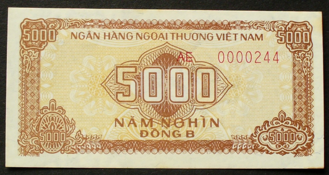 Vietnam 5.000 Dong B ND(1987) P. FX 7 UNC | MA-Shops