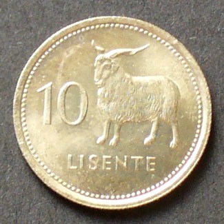 Lesotho 10 Lisente 1979 S.21 / K-N / König Moshoeshoe II ...