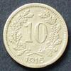 Österreich 10 Heller S.28 / K-N-Zk / Gekrönter Doppeladler mit Bindenschild -