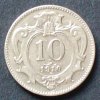 Österreich 10 Heller S.5 / N / Gekrönter Doppeladler - Wertzahl in Kartusche -