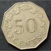 Malta 50 Cents S.12.1 / K-N / Statuengruppe (Tapferkeit, Hoffnung, Glauben) -