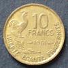 Frankreich 10 Francs S.221.1 / Al-Bro / Kopf der Marianne - Gallischer Hahn -