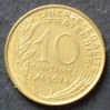 Frankreich 10 Centimes S.229 / Al-N-Bro / Kopf der Marianne - Olivenzweig und Ähre -