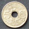 Frankreich 5 Centimes S.192 a / K-N-Zk / Buchstaben RF unter Freiheitsmütze - Olivenzweig -