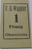 Sachsen - Obercrinitz 1 Pfg. F. Hermann Wappler -