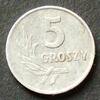 Polen 5 Groszy S.38.2 / Al / Wappenadler - Wert und Lorbeerzweig -
