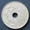 Belgien 25 Centiemen S.27 / K-N / Gekröntes Monogramm - Lorbeerzweig -