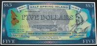 Salt Spring Islands 5 Dollars P.903 a -