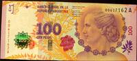 100 Pesos ND(2012) Argentinien P. 358 a / Serie A / GBN / 60. Todestag von Eva Peron kfr