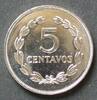 El Salvador 5 Centavos S.44 a / E, N galv. / Francisco Morazan - Wert im Kranz -