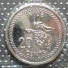 Niue 20 Cents S.240 / Me, N galv. / Elizabeth II. - Zwei Taucher -