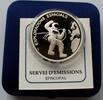 Andorra 10 Diners S.93 / 925er Silber, 31,47g / Edward Higgins White -