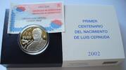 10 Euro 2002 Spanien S.352 / 925er Silber, 27g / Juan Carlos I. - Luis Cernuda PP