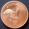 Andorra 1 Cent 1 Unze 999er Kupfer / Adler -