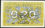 Litauen 0,20 Talonas P. 30 b / Serie AM / mit Textzeilen -