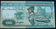 Pitcairn Insel 100 Dollars Serie Z / Essay -