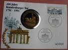 BRD Medaille 1991 200 Jahre Brandenburger Tor 1791 - 1991 PP 20.83 US$  +  34.72 US$ shipping