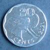 Eswatini 20 Cents 2021 E, N plat. / Mswati III. - Staatswappen vzgl-Stgl 2.20 US$  +  17.36 US$ shipping