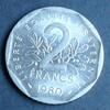 Frankreich 2 Francs 1980 S. 240 / N / S&auml;erin vor aufgehender Sonne - Wer... 3.47 US$  +  17.36 US$ shipping