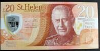 St. Helena 20 Pounds ND(2026) P. 16 / Polymer / Charles III. kfr 138.87 US$  +  52.08 US$ shipping