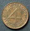 Weimarer Republik 4 Reichspfennig 1932 A S. 38 / Bro / Reichsadler - Wer... 112.42 元  ＋  224.83 元 运费