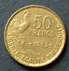 Frankreich 50 Francs S.223.1 / Al-Bro / Kopf der Marianne - Gallischer Hahn -