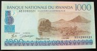 Ruanda 1.000 Francs 1.12.1998 P. 27 kfr 10.56 US$ incl. VAT., +  11.73 US$ shipping
