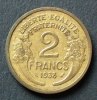 Frankreich 2 Francs S.201 / Al-Bro / Kopf der Marianne -