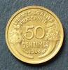 Frankreich 50 Centimes S.199.1 / Al-Bro / Kopf der Marianne -