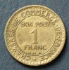 Frankreich 1 Franc S.197 / Al-Bro / Handelskammer / Merkur -