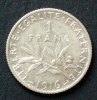 Frankreich 1 Franc S.188 / 835er Silber / 5g / Säerin vor aufgehender Sonne - Olivenzweig -